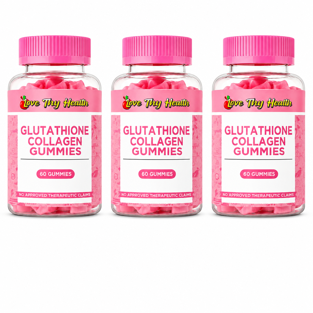 3 Bottles of Glutathione Collagen Gummies