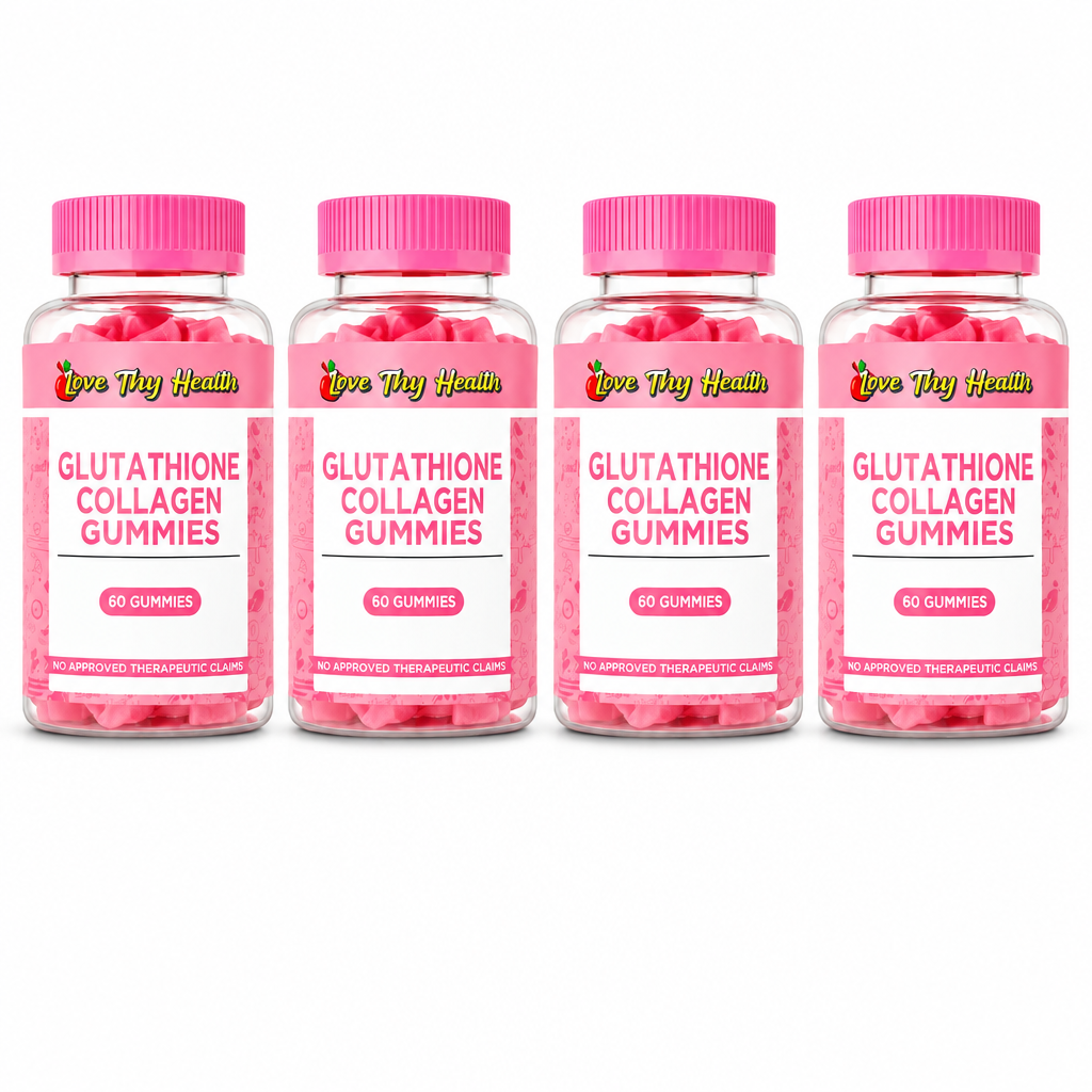 4 Bottles of Glutathione Collagen Gummies