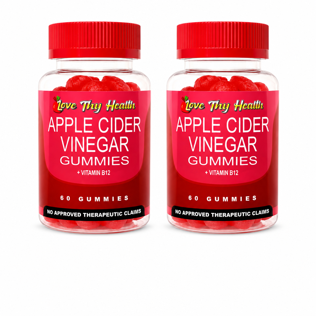 2 Bottles of Apple Cider Vinegar Gummies