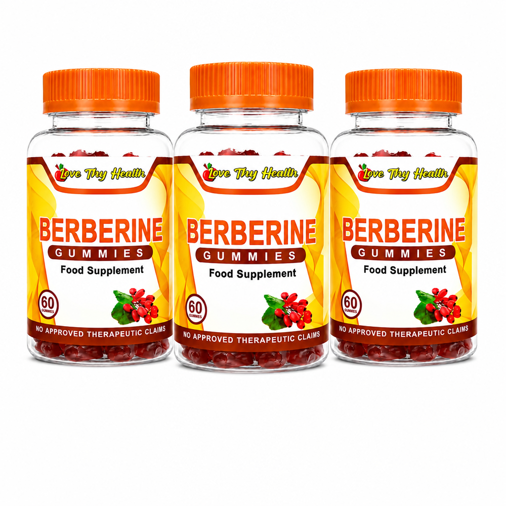3 Bottles of Berberine Gummies