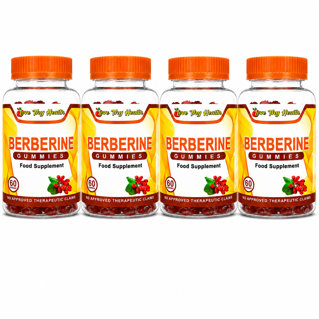 4 Bottles of Berberine Gummies